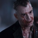 The head vampire from 30 Days of Night stares on.