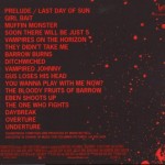 This is a picture of the back side of the 30 Days of Night soundtrack cover.